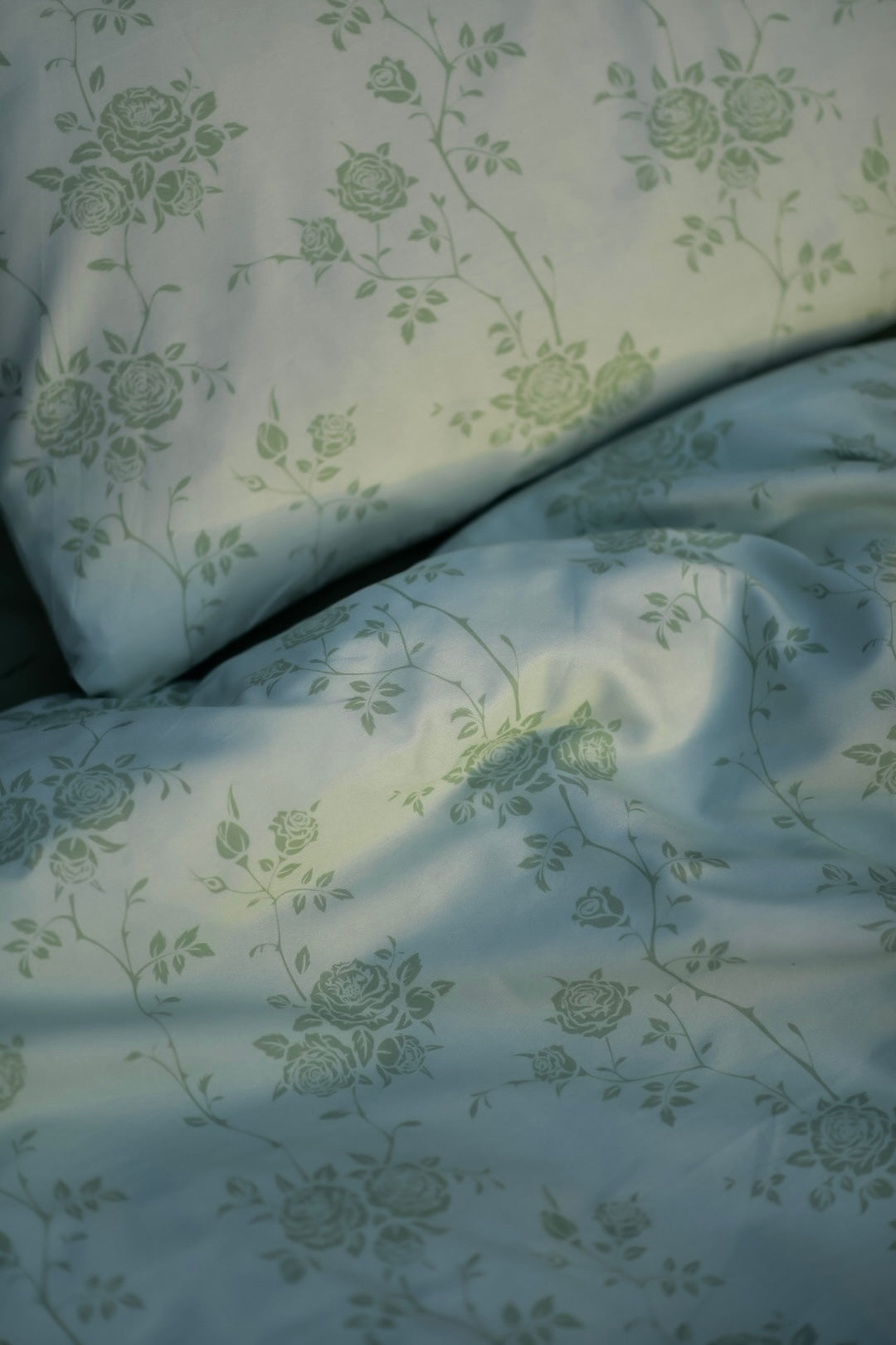 Sage rose  - 7 piece duvet cover set