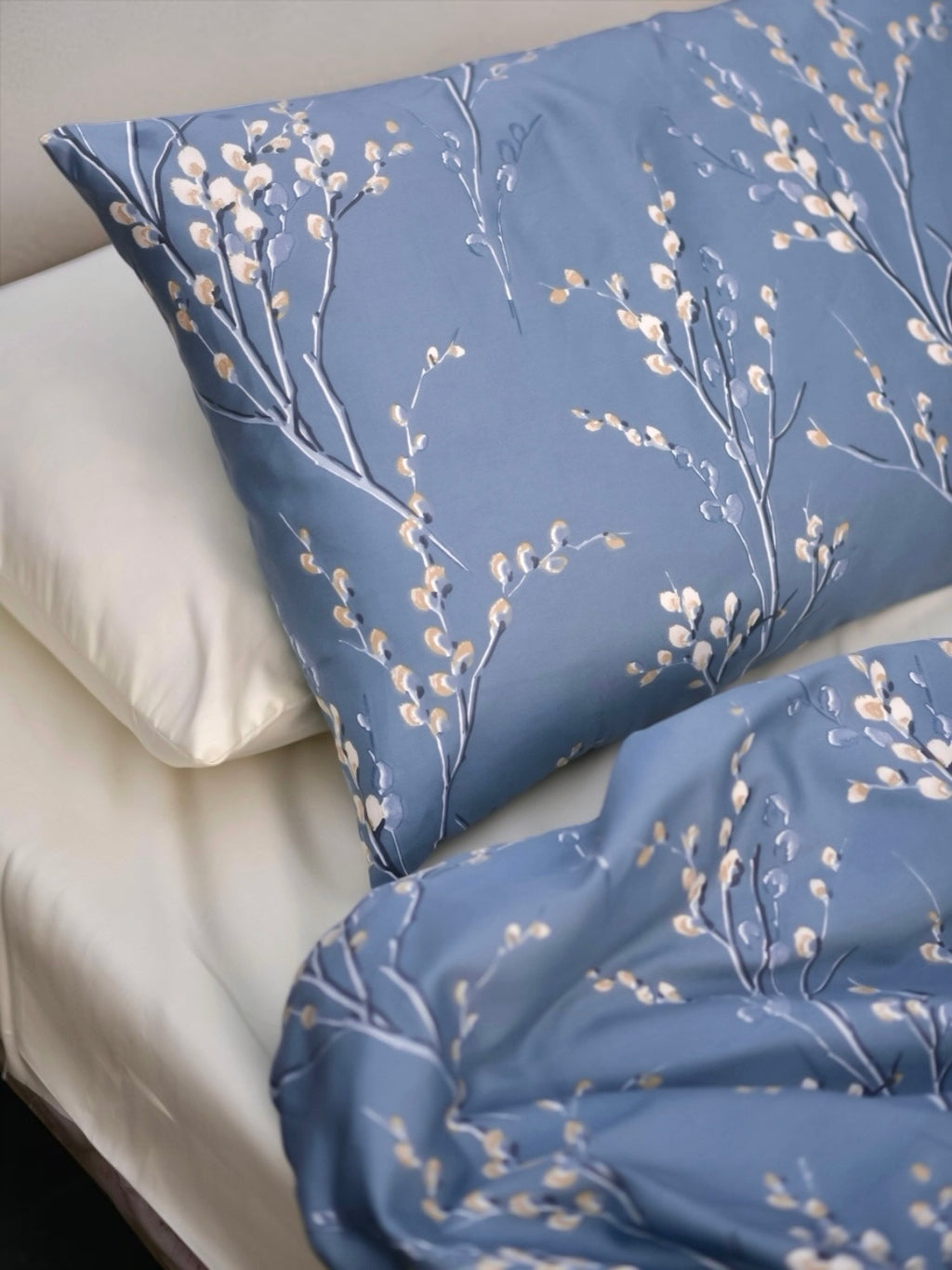 Blue blossom - 7 piece Comforter set