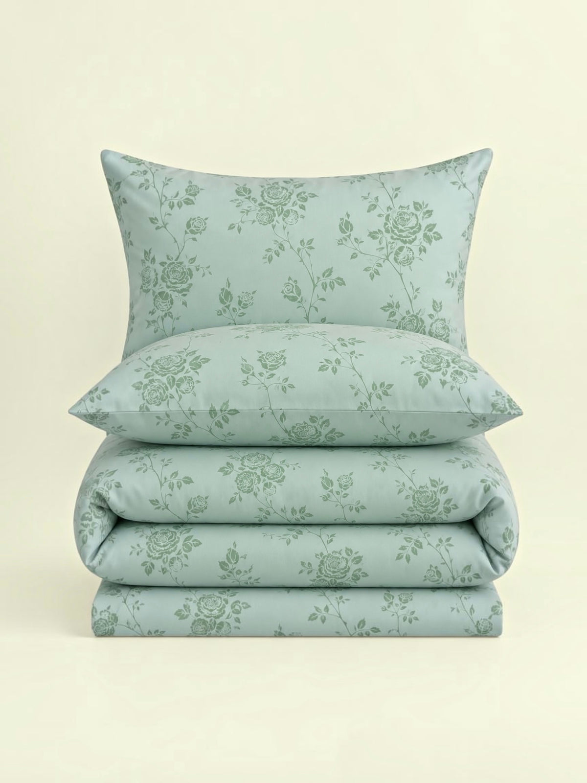 Sage rose  - 7 piece duvet cover set